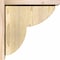 Ekena Millwork Crestline Rough Sawn Corbel w/Backplate, Douglas Fir, 6"W x 14"D x 14"H COR06X14X14CRE01RDF - alternate 2